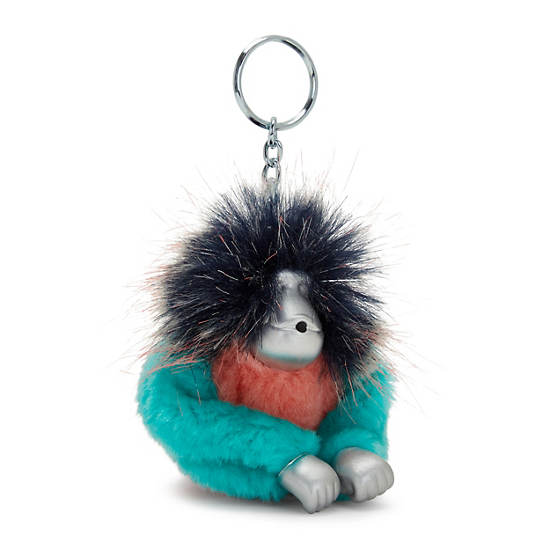 Kipling Fun Hair Sven Monkey Keychain Accessories Gradient Hair | AU 1940IL